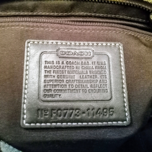 Authentic Coach patchwork shoulder bag - Picture 7 of 7